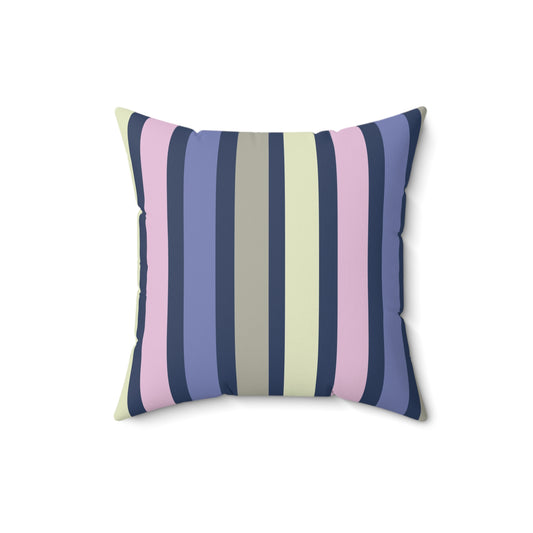Earthy Stripes Throw Pillow