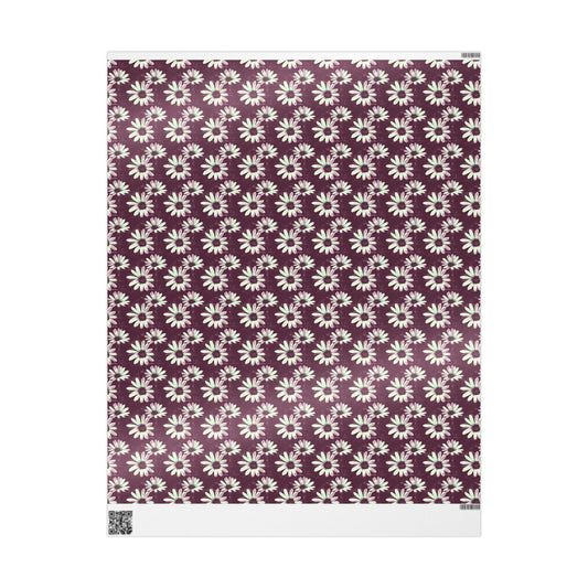 Purple Tide Petals Wrapping Paper