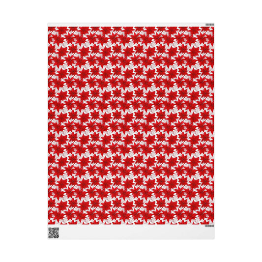 Christmas Blossom Sketch Wrapping Paper