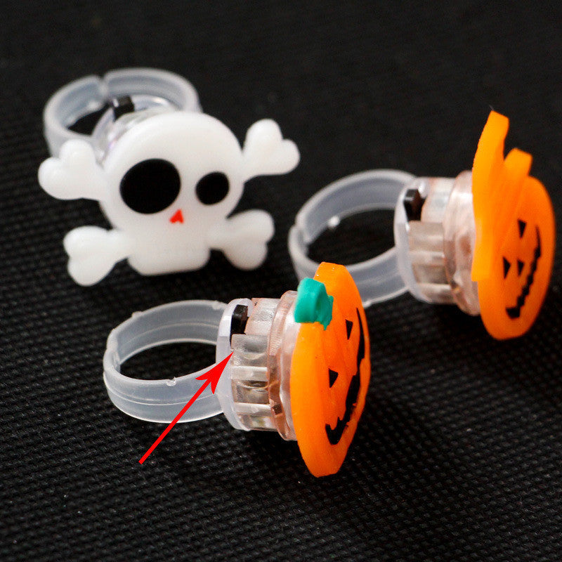 Fun Christmas Glowing Plastic Rings