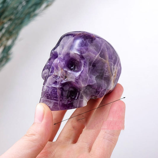 Natural Amethyst Skull