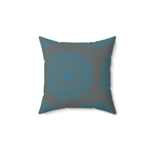 Teal Tranquility Throw Pillow