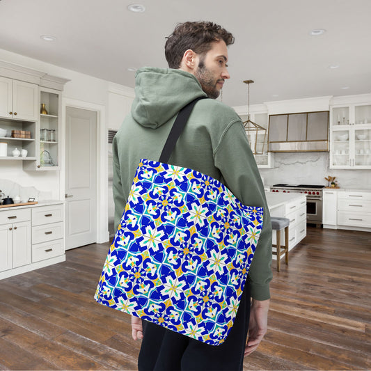 Blue Horizon Canvas Tote Bag