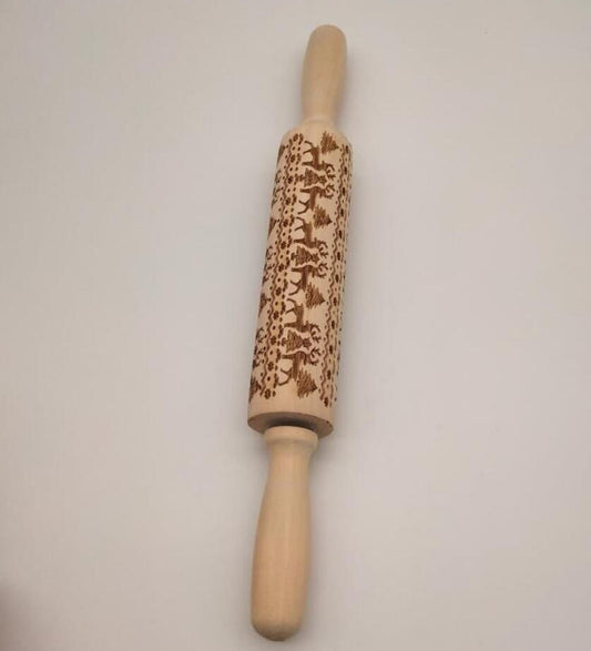 Decorative Embossed Rolling Pins for Baking