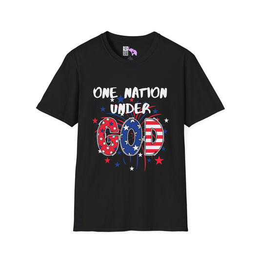 One Nation Under God Adult T-shirt