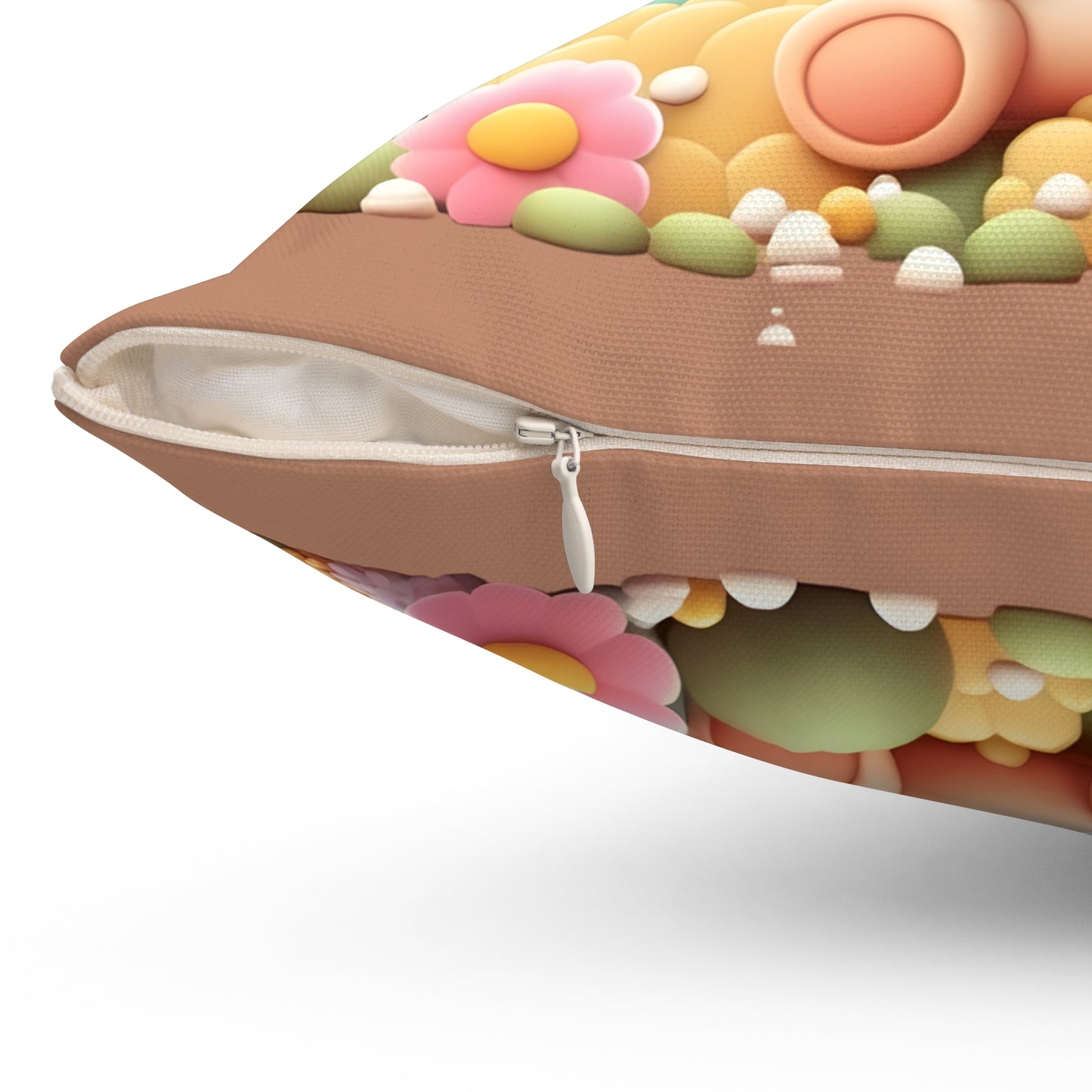 Cute Easter Bunny Throw Pillow