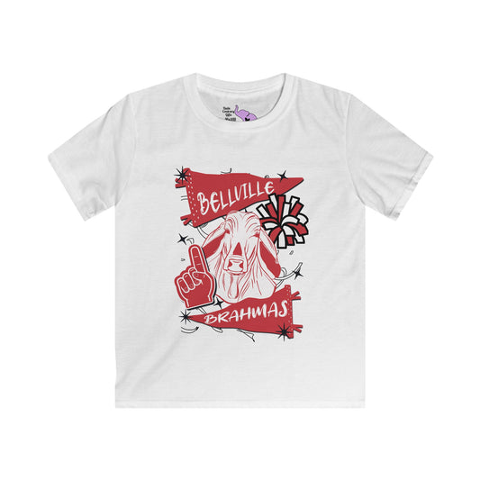 Bellville Brahmas #1 Youth Softstyle Tee