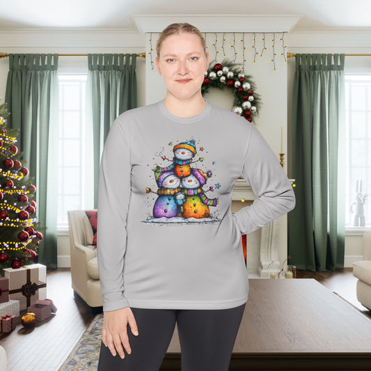 ""The Cozy Snow Crew Adult Long Sleeve Tee