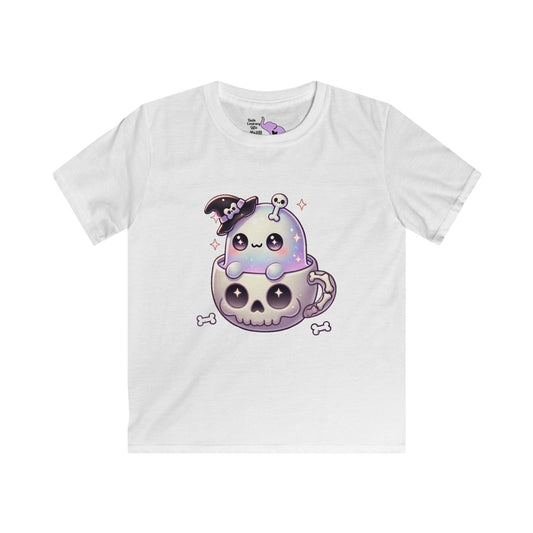 Skully Sips Kids Softstyle Tee