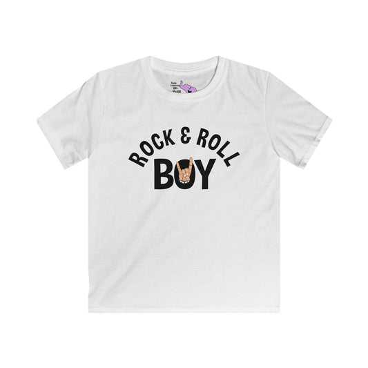 Rock & Roll Boy Kids Softstyle Tee