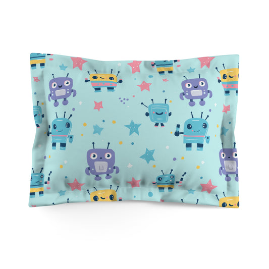 Robo Galaxy Giggles Microfiber Pillow Sham