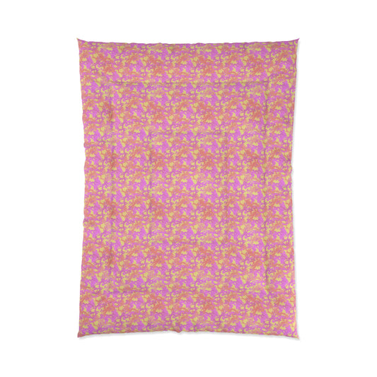 Sunset Sorbet Camo Comforter