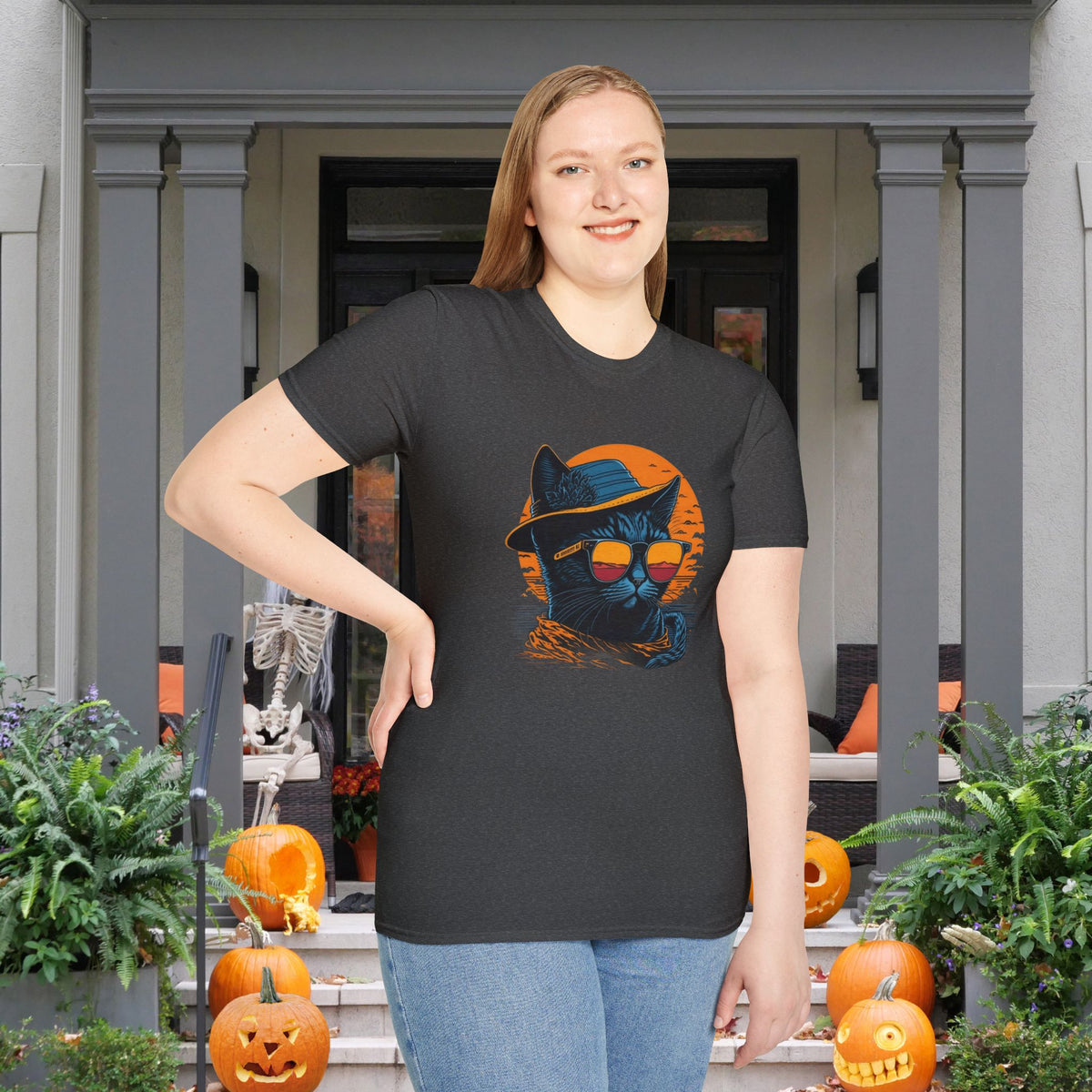 Too Cool Cat Adult T-shirt