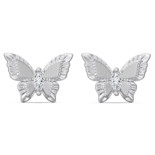 Butterfly Stud Earrings in Gold or Silver