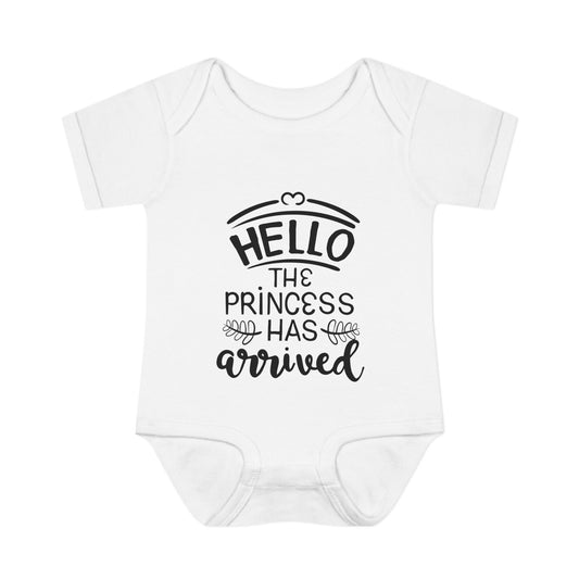 The Princess Has Arrived Infant Baby Rib Bodysuit
