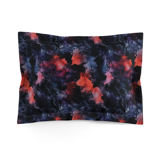 Dark Fantasy Watercolor Microfiber Pillow Sham