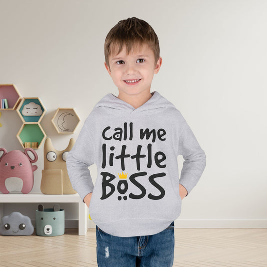 Call Me Little Boss Toddler Hoodie