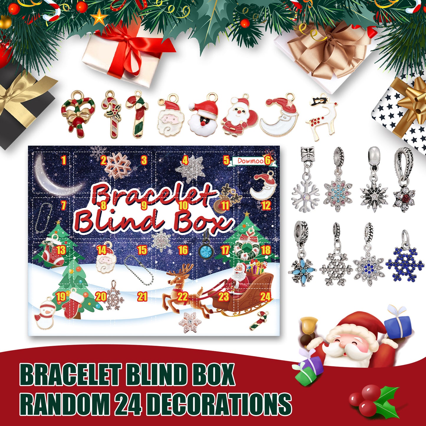 Charm Bracelet Advent Calendar Surprise Boxes