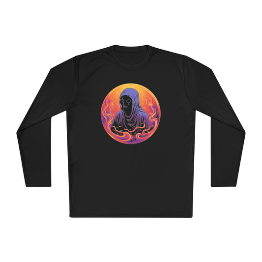Creepy Ghost 1 Adult Long Sleeve Tee