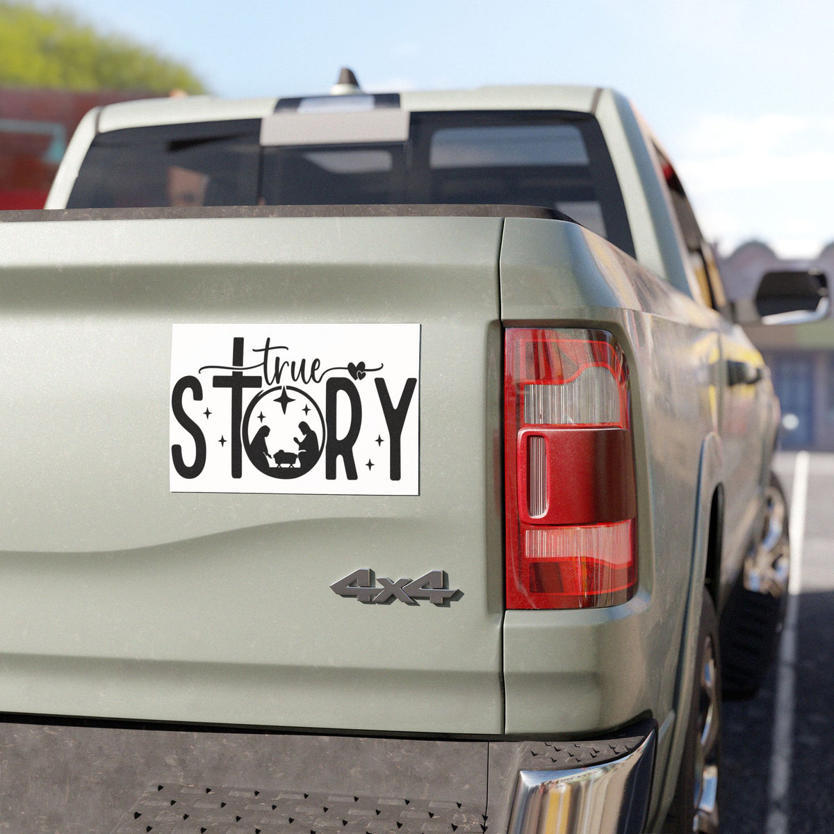 Nativity "True Story" Car Magnet