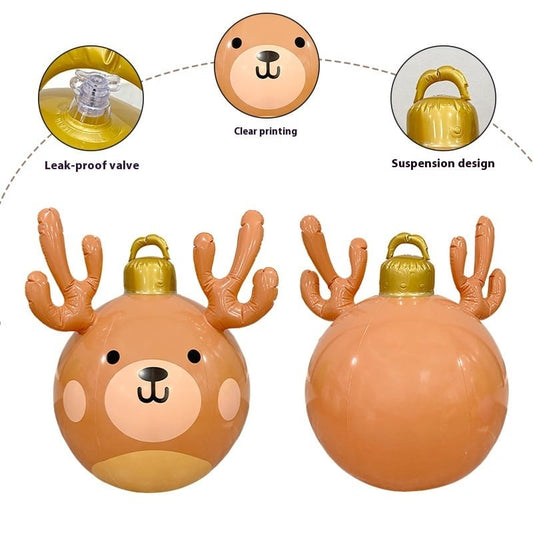 Inflatable Christmas Reindeer Ball Decor