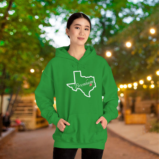 Brenham Texas Adult Heavy Blend™ Hooded Sweatshirt
