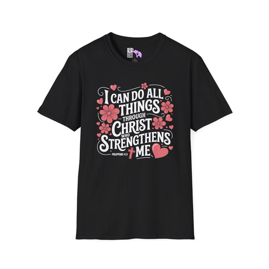 I Can Do All Things Through Christ Who Strengthens Me Adult T-shirt