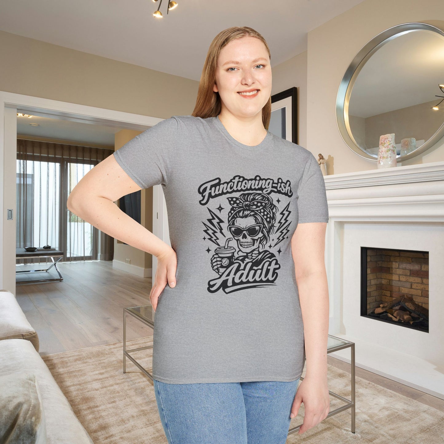Functioning-Ish Adult Adult T-shirt