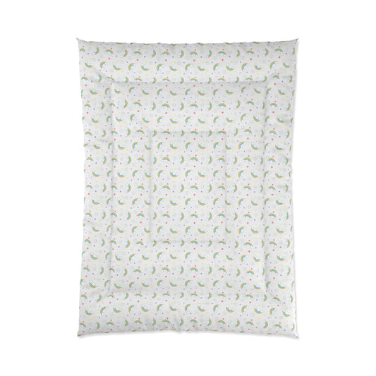 Rainbow Smiles & Stars Comforter