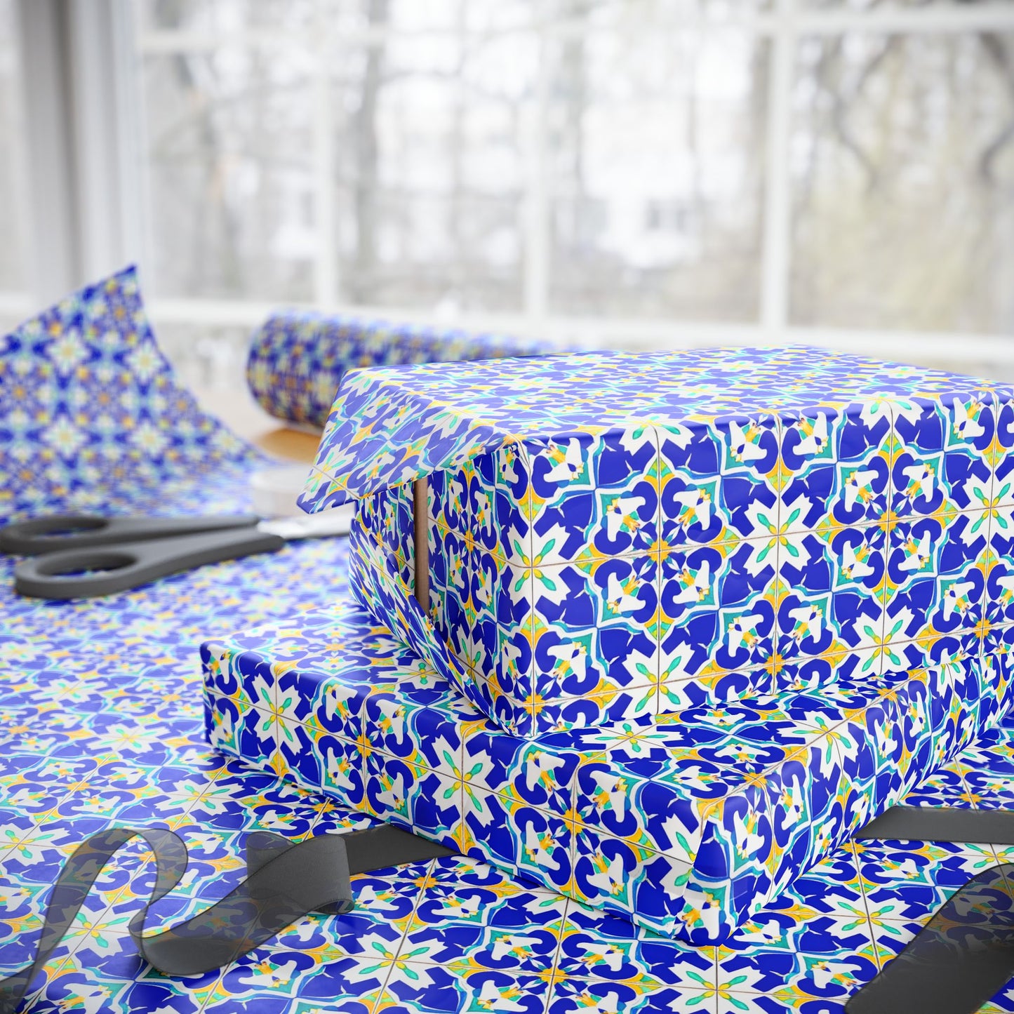 Blue Horizon Wrapping Paper