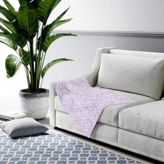 Baby Dreams in Lavender Baby Swaddle Blanket