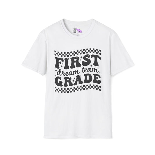First Grade Dream Team Adult T-shirt