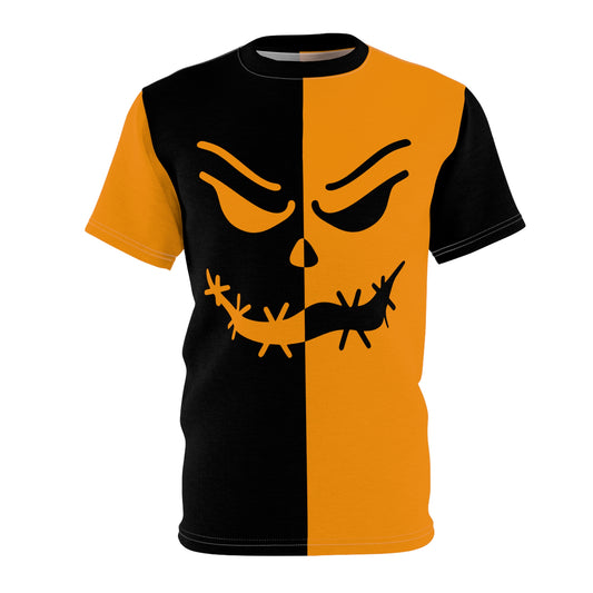Creepy Stitch Tee – Orange & Black