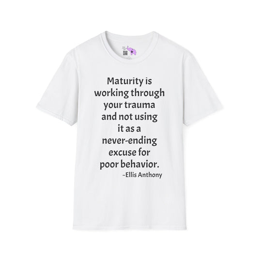 Maturity is... Adult T-shirt