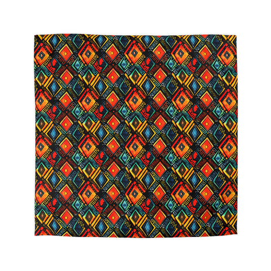Abundance Rhythm Microfiber Duvet Cover