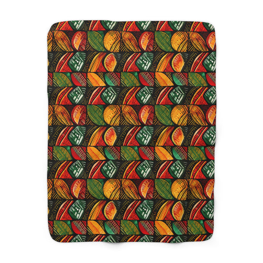 Collective Harmony Sherpa Fleece Blanket