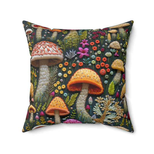 Whimsical Woodland Mushrooms Duvet Bedding Set