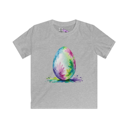 Colorful Easter Egg Youth Softstyle Tee