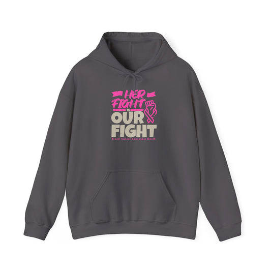 Her Fight is Our Fight Heavy Blend™ Hooded Sweatshirt