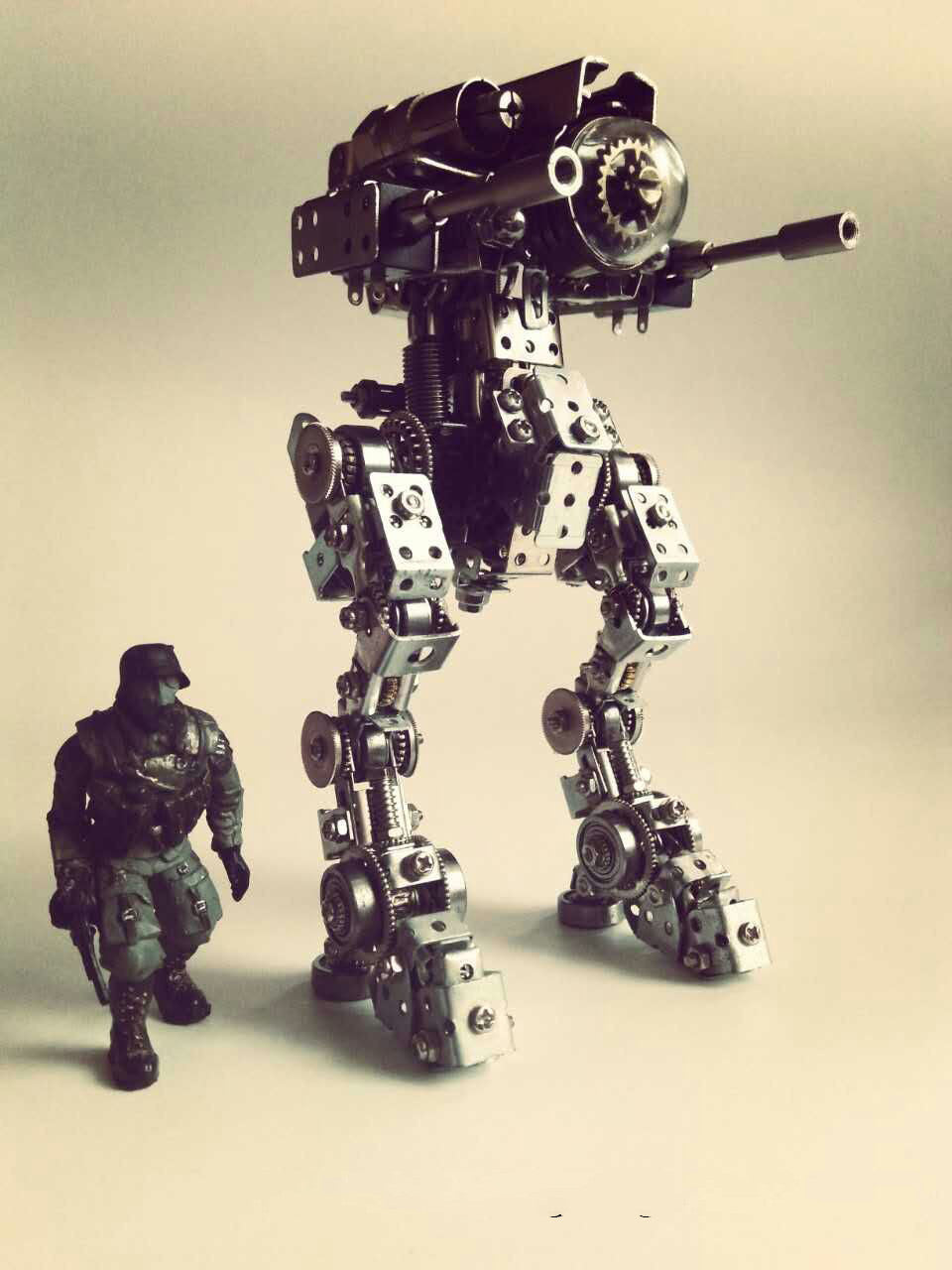Steampunk Style Mechanical Overlord Model