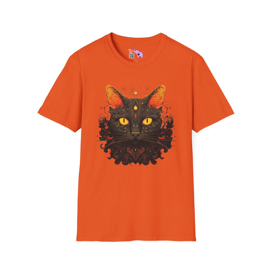 Creepy Black Cats 2 Adult T-shirt