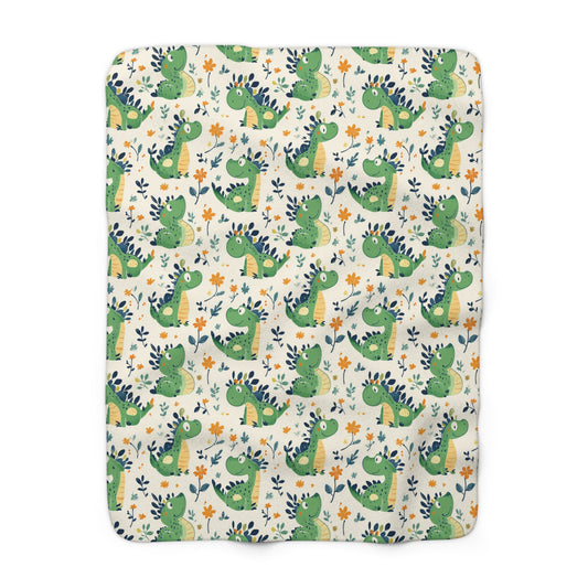 Roars & Giggles Sherpa Fleece Blanket