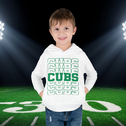 Cubs (Stacked) Toddler Hoodie
