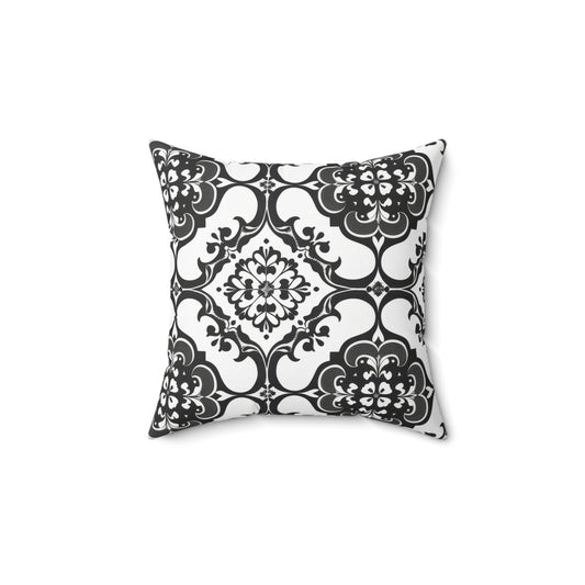 Ornamental Symmetry Throw Pillow