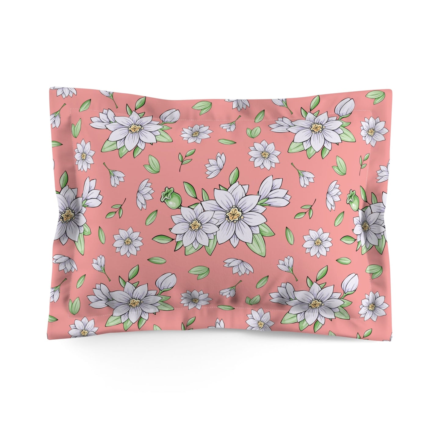 Jasmine Blush Garden Pillow Sham