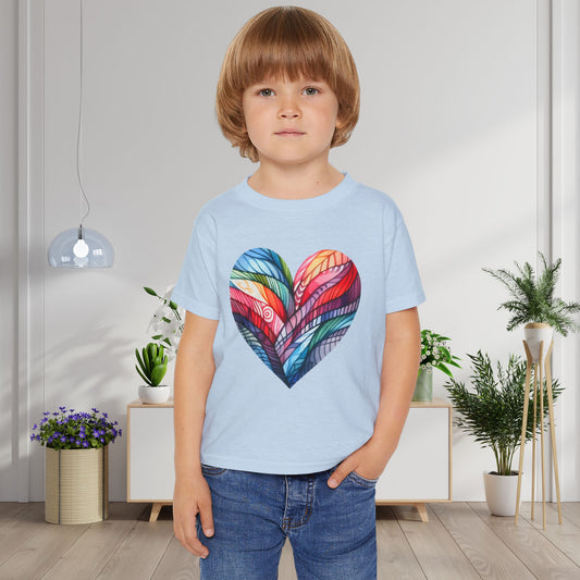 Heart of Many Colors Heavy Cotton™ Toddler T-shirt