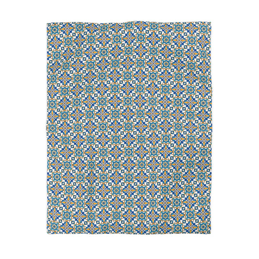 Talavera Sunburst Microfiber Duvet Cover