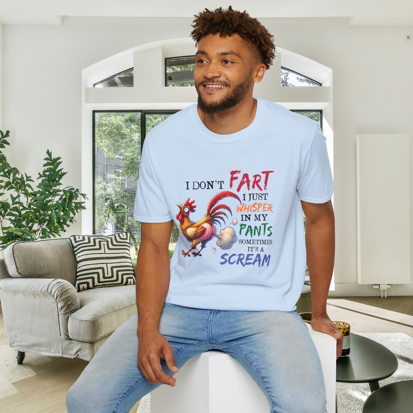 I Don't Fart I Just Whisper In My Pants... Adult T-shirt