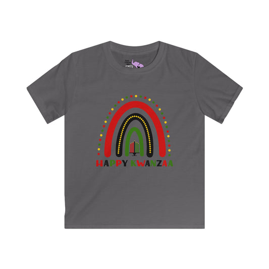 Happy Kwanzaa Arch Youth Softstyle Tee