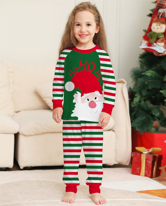 Ho Ho Ho Holiday Stripes Family Pajamas